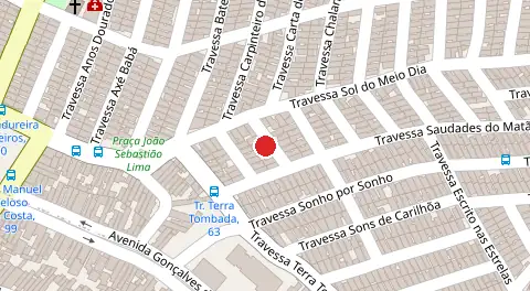 Mapa da localização