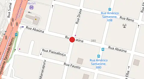 Mapa da localização