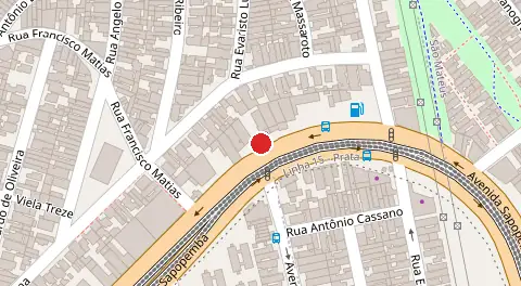 Mapa da localização