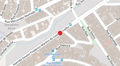 Mapa da localização