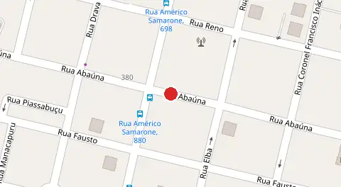 Mapa da localização