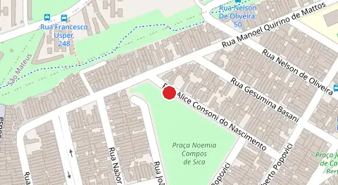 Mapa da localização