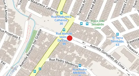 Mapa da localização