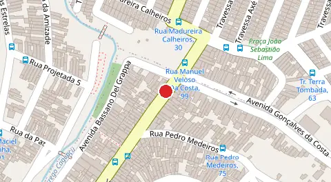 Mapa da localização