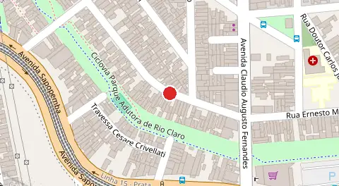 Mapa da localização