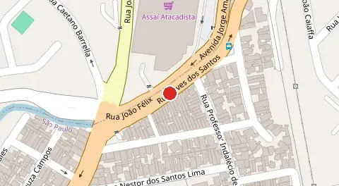 Mapa da localização