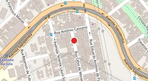 Mapa da localização