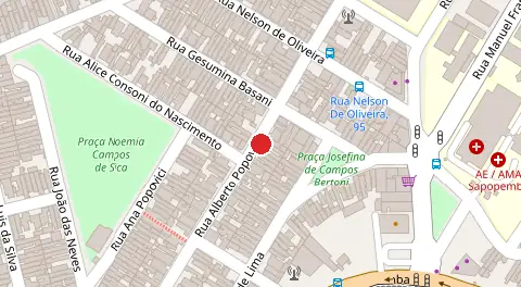 Mapa da localização
