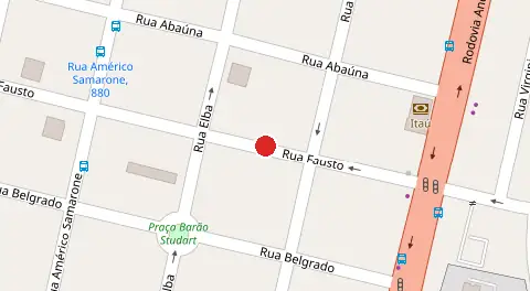 Mapa da localização