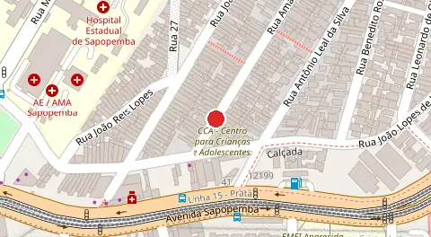 Mapa da localização
