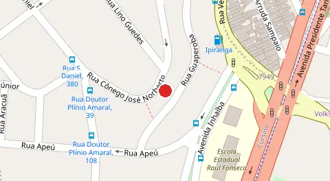 Mapa da localização