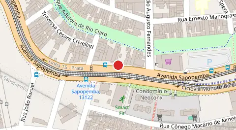 Mapa da localização