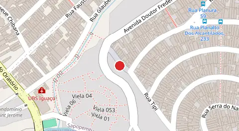 Mapa da localização