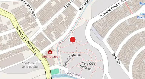 Mapa da localização