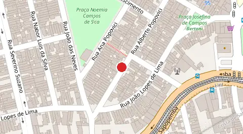 Mapa da localização