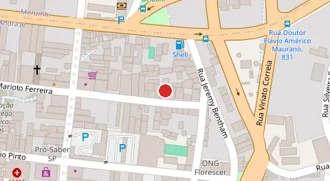 Mapa da localização