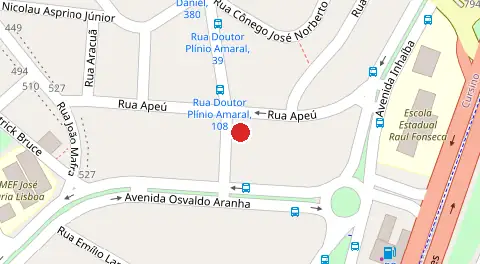 Mapa da localização