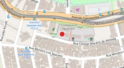 Mapa da localização