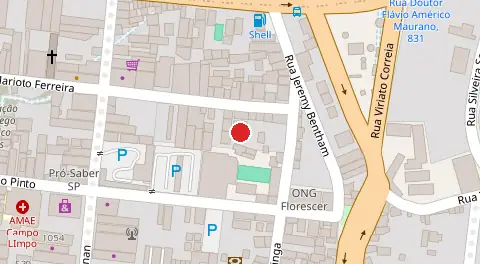 Mapa da localização