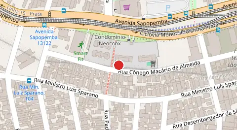 Mapa da localização
