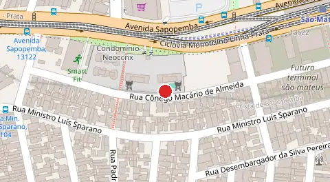 Mapa da localização