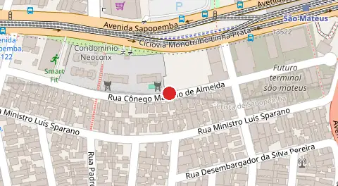 Mapa da localização