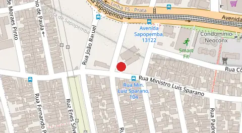 Mapa da localização