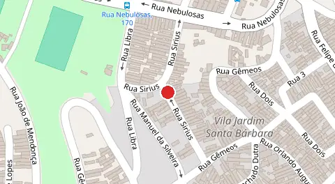 Mapa da localização