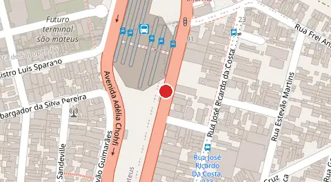 Mapa da localização