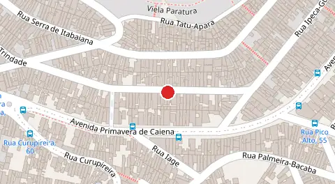 Mapa da localização