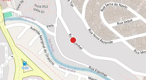 Mapa da localização