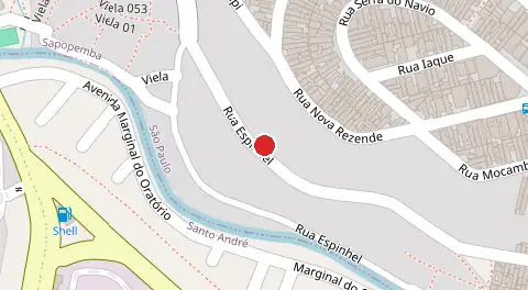 Mapa da localização
