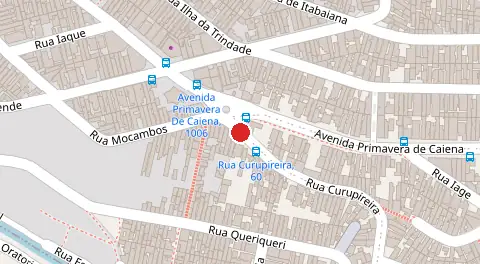Mapa da localização