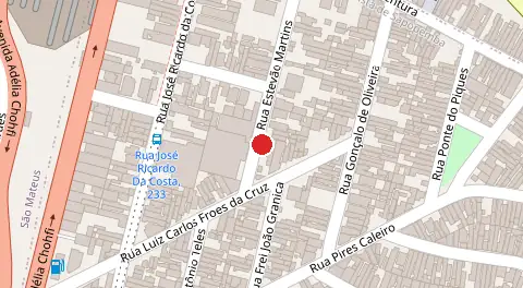Mapa da localização