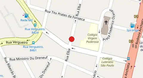 Mapa da localização
