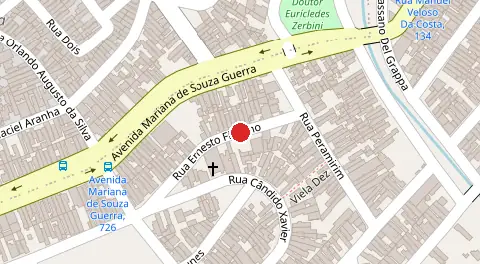 Mapa da localização