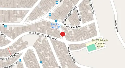 Mapa da localização