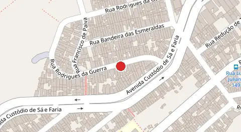 Mapa da localização