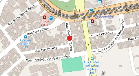 Mapa da localização