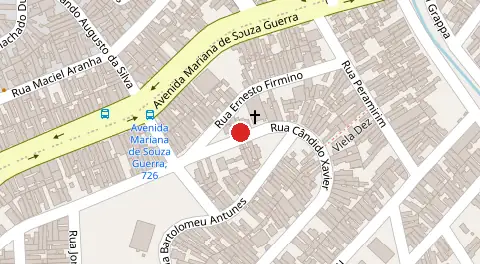 Mapa da localização