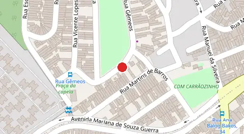 Mapa da localização