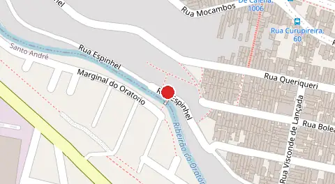 Mapa da localização