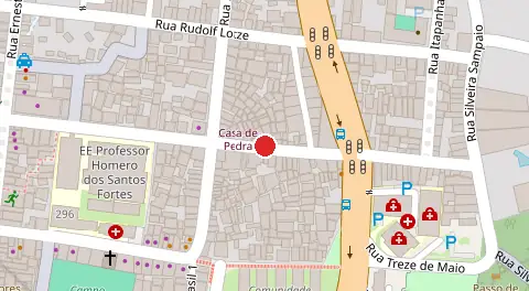 Mapa da localização