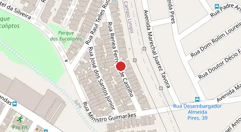 Mapa da localização