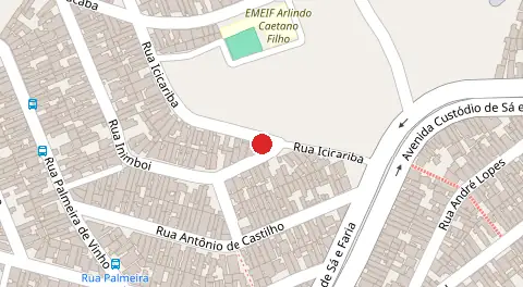 Mapa da localização