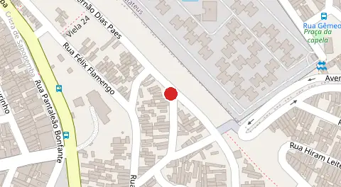Mapa da localização