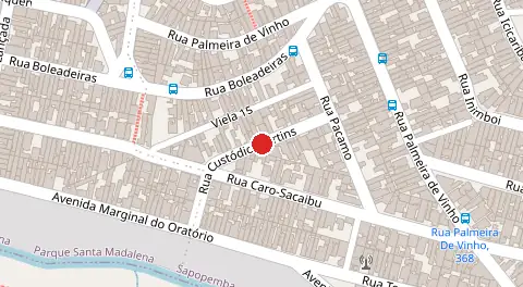 Mapa da localização