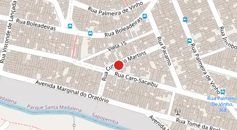 Mapa da localização