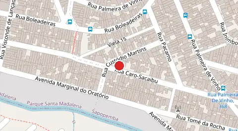 Mapa da localização