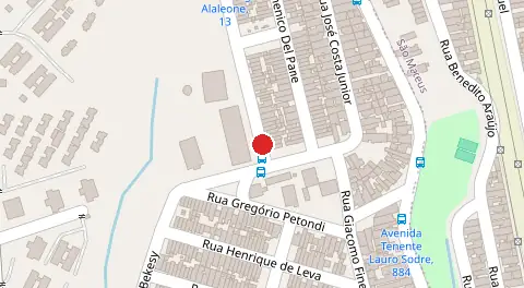 Mapa da localização